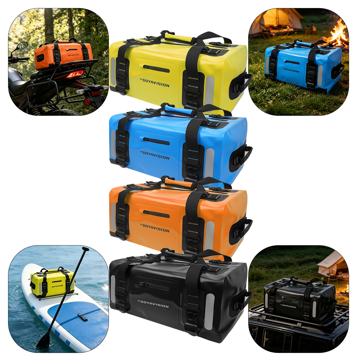 Outdoor Adventure Kit - Водонепроницаемая сумка-кофр для мотоцикла 20L 40L