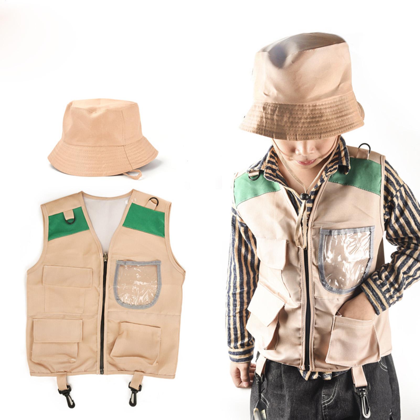 Outdoor Adventure Kit For Kids - Детский костюм исследователя: шляпа и жилет,