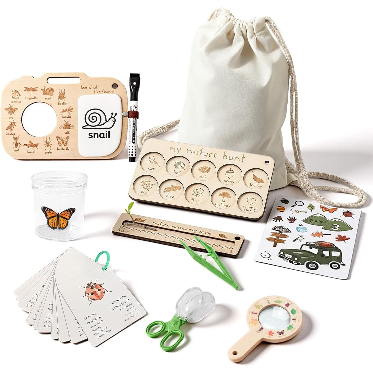 Outdoor Adventure Kit For Kids - Набор для ловли насекомых для детей