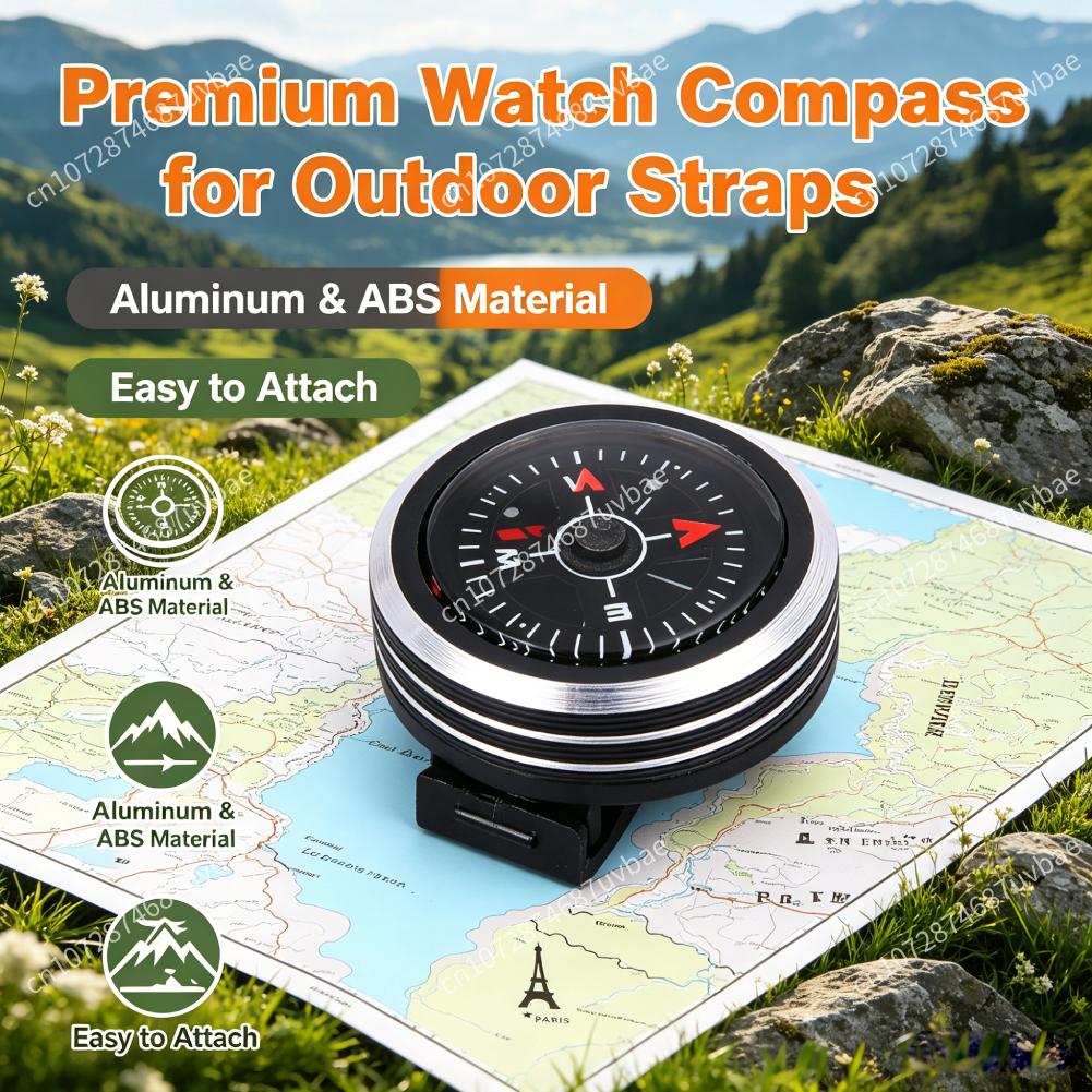 Outdoor Adventure Guide - Высококачественный съемный компас для часов с