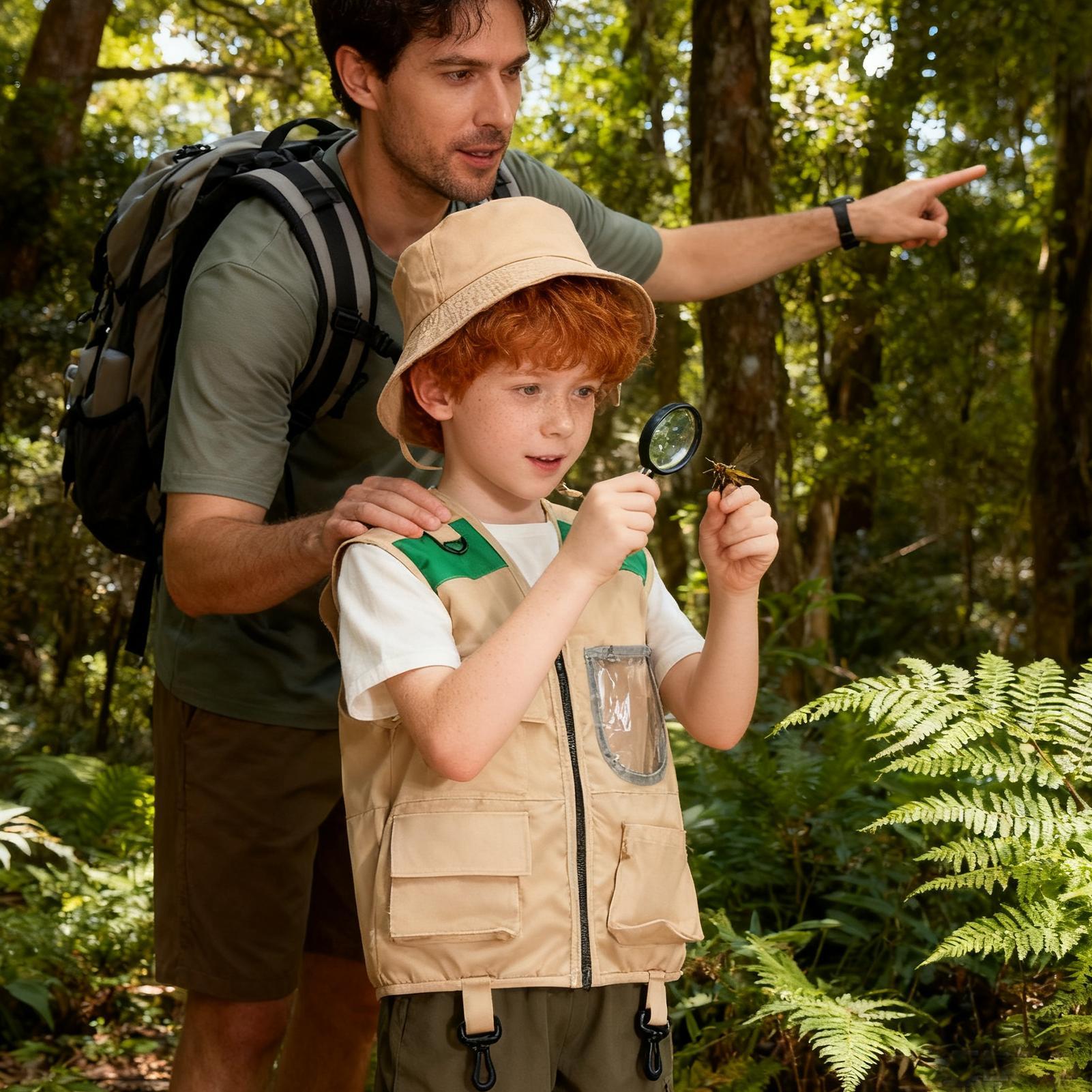 Детский жилет и шляпа для роле – обзор и цена Outdoor Adventure Kit For Kids