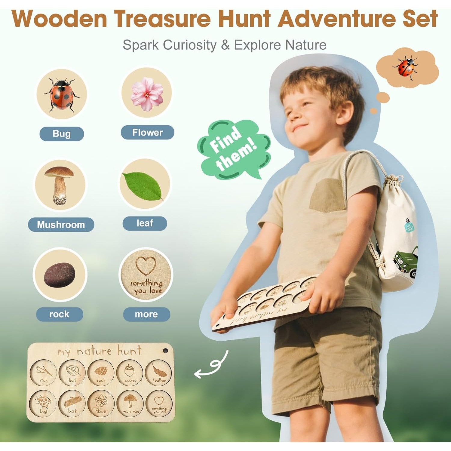 Набор для ловли насекомых для  – обзор и цена Outdoor Adventure Kit For Kids