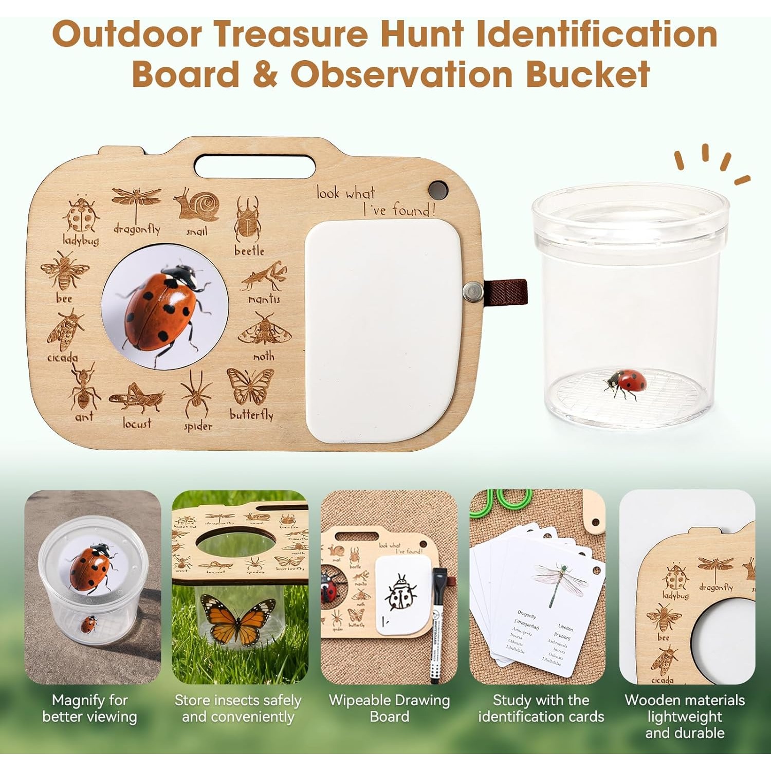 Набор для ловли насекомых для  – обзор и цена Outdoor Adventure Kit For Kids